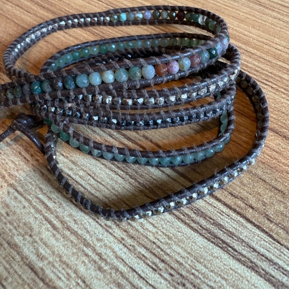 ChanLuu 5 wrap multi colored stone bracelet - Picture 2 of 5